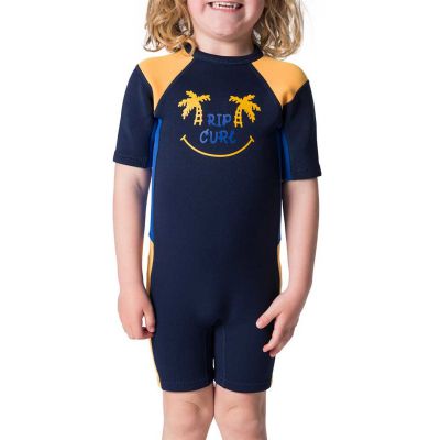 Shorty n�opr�ne Kids Rip Curl S18 D/PATROL S/SL SPRING Orange
