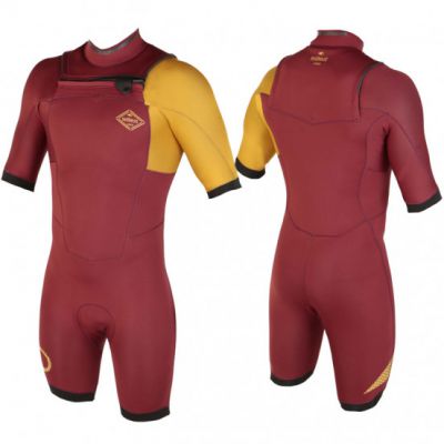 Shorty SOORUZ Fighter 2/2 mm Front-Zip Wine