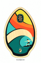 Skimboard SKIM ONE Wood Kauai Rainbow 30