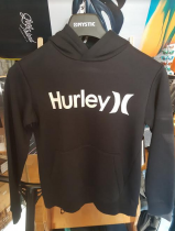 Sweat à capuche Hurley OAO SURF CHECK W19 Black