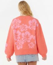 Sweat col rond Hibiscus Heat Jacquard 