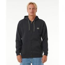 SWEAT RIP CURL HORIZON ZIP THRU HOOD BLACK