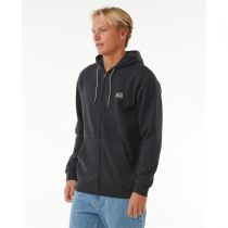 SWEAT RIP CURL HORIZON ZIP THRU HOOD BLACK