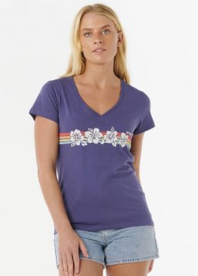 T-shirt col V � manches courtes Keepsakes