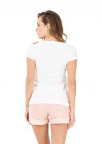 Tee shirt  Picture BASEMENT PALM TEE White 