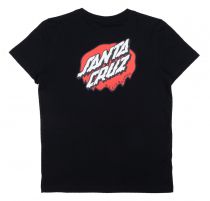 Tee Shirt Enfant Santa Cruz Melting Dot Black