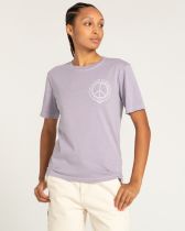 Tee Shirt Femme Element Peace Lavender Gray
