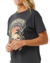 TEE SHIRT SEA SHELLS RELAXED BLACK WASHED