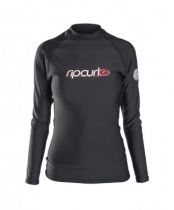 Top Lycra néoprène Femme Rip Curl WMNS.F/BOMB L/SL POLYPRO Black