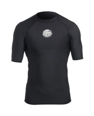 Top lycra n�opr�ne Rip Curl JNR. F/BOMB S/SL POLYPRO Black