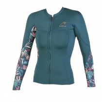 TOP néoprène DIVINE 2/1mm LS ZIP BLUE DUCK