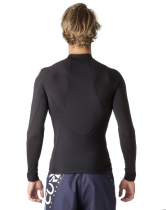 Top néoprène manches longues Rip Curl FLASH BOMB NEO POLY L/SL Black