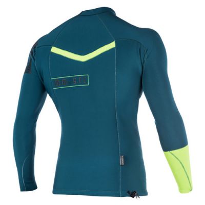 Top n�opr�ne Mystic Majestic L/S Vest Neoprene 1.5mm Lime Hiver 2017/18