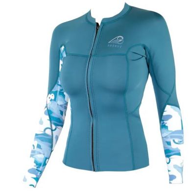 Top Women 2/1 Zip LS Divine Blue