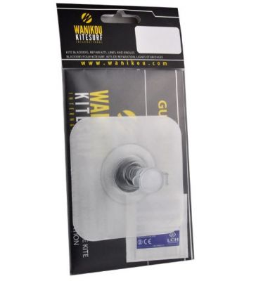 Valve adh�sive de gonflage avec anti-retour � clapet